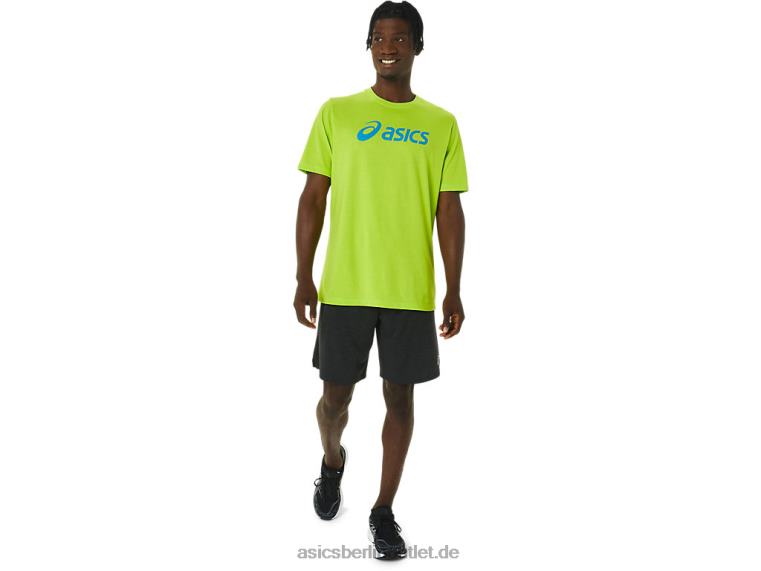 xg kurzärmliges Lockup-Logo-T-Shirt BL4N1121Asics Limettenschale