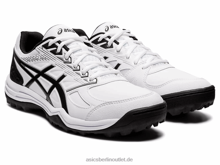 Gel-tödliches Feld BL4N1198Asics weiß schwarz