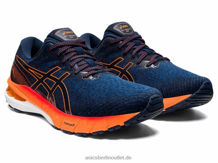 GT-2000 10 BL4N1474Asics Makoblau/schockierendes Orange