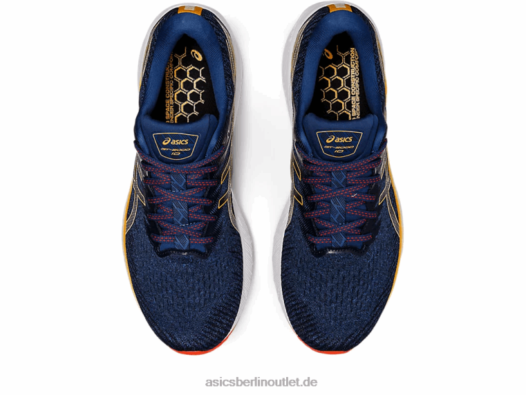 GT-2000 10 BL4N602Asics Mitternachtsblau/Zitrus