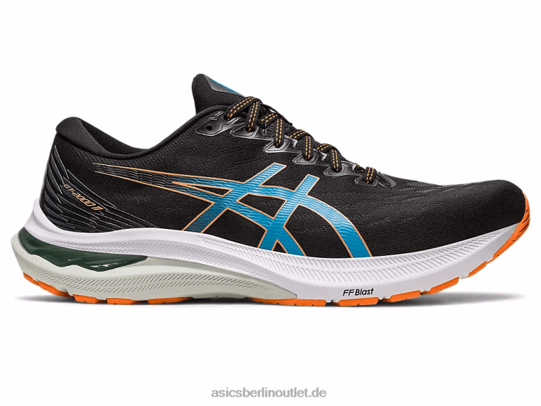 GT-2000 11 extra breit BL4N667Asics Schwarz/Sonnenpfirsich