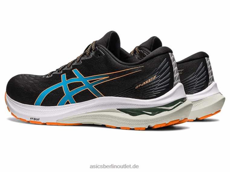 GT-2000 11 extra breit BL4N667Asics Schwarz/Sonnenpfirsich