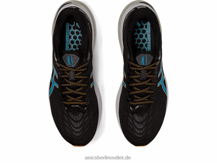 GT-2000 11 extra breit BL4N667Asics Schwarz/Sonnenpfirsich
