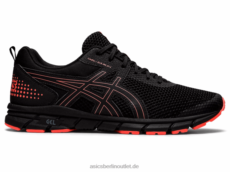 Gel-33 BL4N896Asics Schwarz/Flash Coral