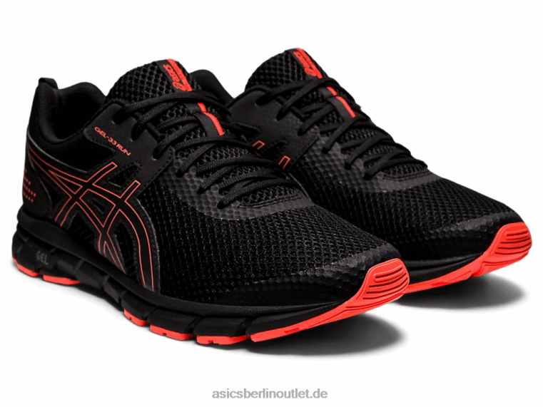 Gel-33 BL4N896Asics Schwarz/Flash Coral