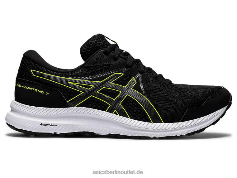 Gel-Contend 7 extra breit BL4N1951Asics Schwarz/Gefahrengrün