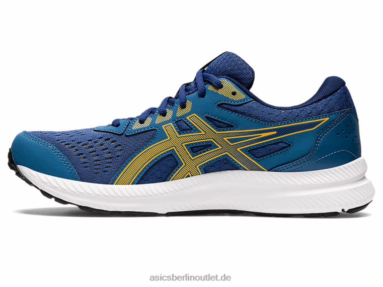 Gel-Contend 8 extra breit BL4N718Asics Azurblau/Bernstein