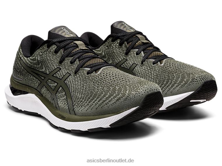 Gel-Cumulus 24 BL4N1314Asics olivfarbenes Canvas/Schwarz
