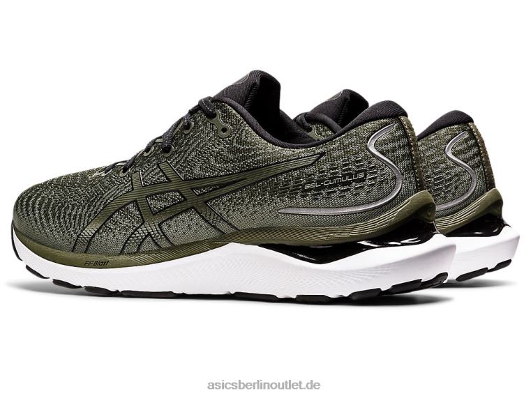 Gel-Cumulus 24 BL4N1314Asics olivfarbenes Canvas/Schwarz