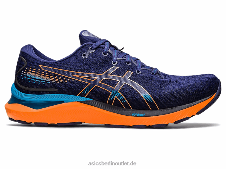 Gel-Cumulus 24 BL4N363Asics Indigoblau/Sonnenpfirsich