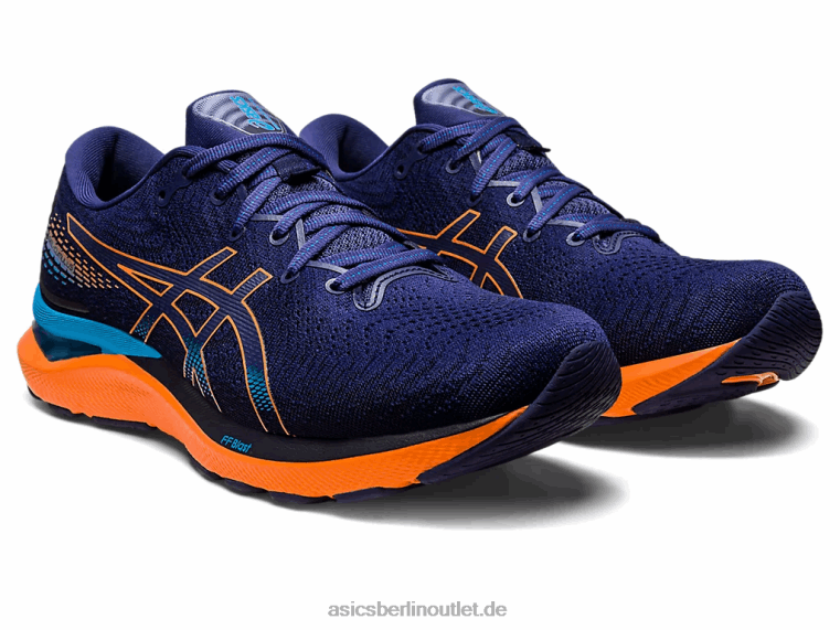 Gel-Cumulus 24 BL4N363Asics Indigoblau/Sonnenpfirsich