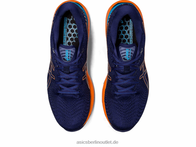 Gel-Cumulus 24 BL4N363Asics Indigoblau/Sonnenpfirsich