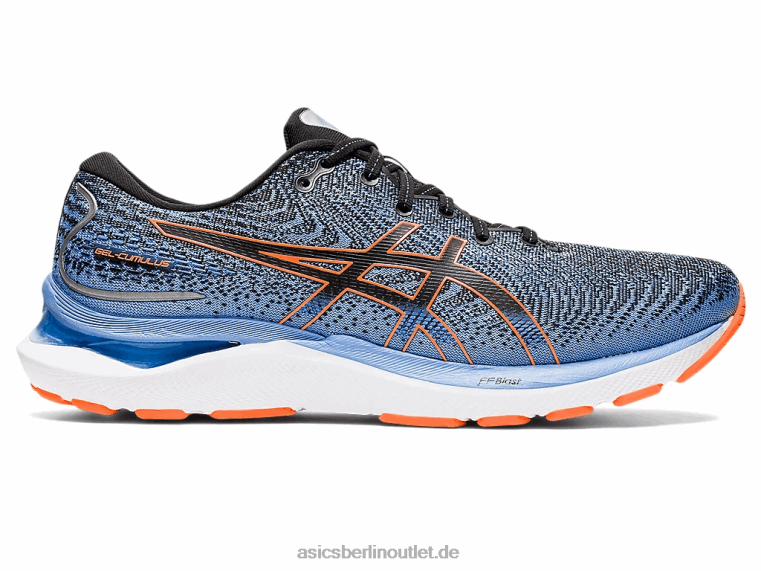 Gel-Cumulus 24 extra breit BL4N652Asics Schwarz/schockierendes Orange