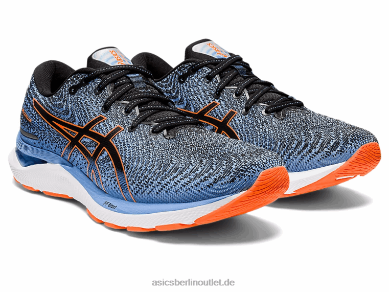 Gel-Cumulus 24 extra breit BL4N652Asics Schwarz/schockierendes Orange