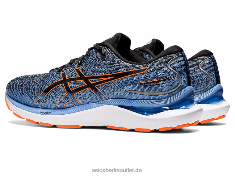 Gel-Cumulus 24 extra breit BL4N652Asics Schwarz/schockierendes Orange