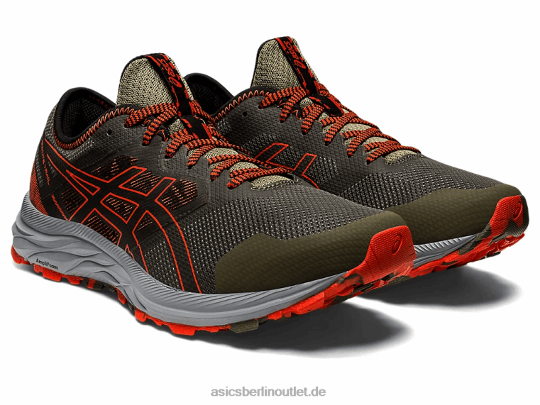 Gel-Excite-Trail BL4N910Asics Mantelgrün/Kirschtomate