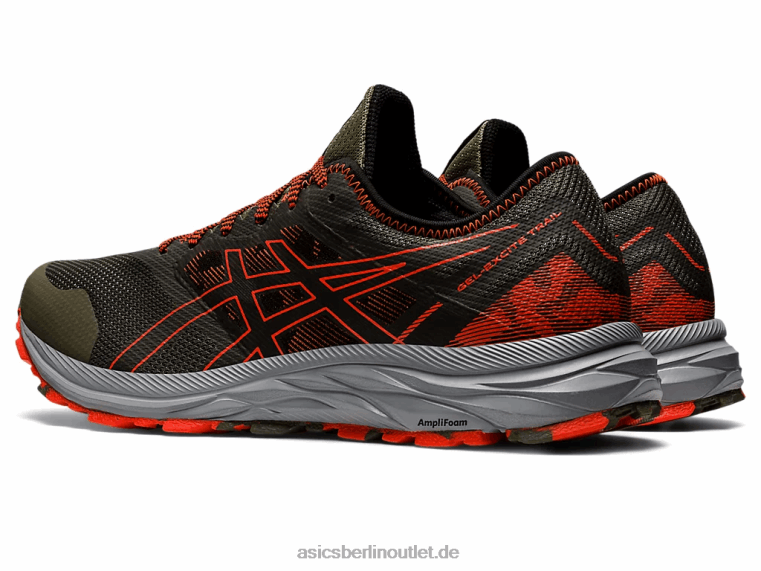 Gel-Excite-Trail BL4N910Asics Mantelgrün/Kirschtomate