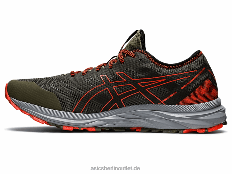 Gel-Excite-Trail BL4N910Asics Mantelgrün/Kirschtomate