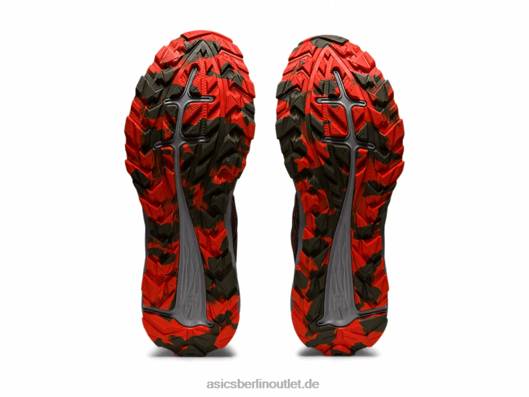 Gel-Excite-Trail BL4N910Asics Mantelgrün/Kirschtomate