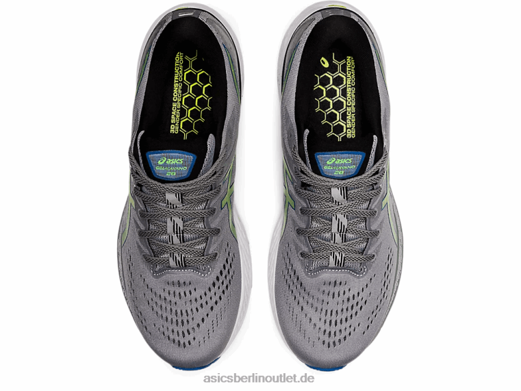 Gel-Kayano 28 BL4N1548Asics Gesteinsschicht/Gefahrengrün