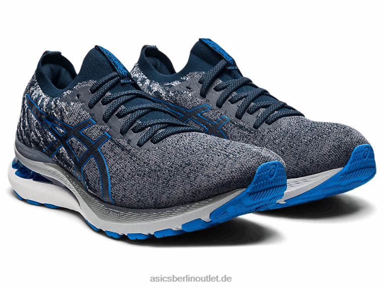 Gel-Kayano 28 mk BL4N1642Asics Trägergrau/Elektroblau