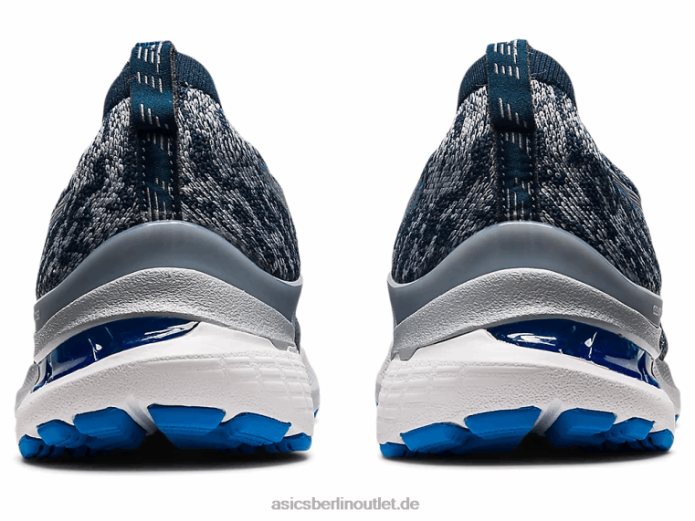 Gel-Kayano 28 mk BL4N1642Asics Trägergrau/Elektroblau