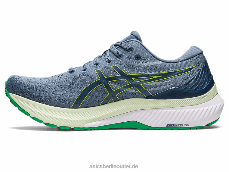 Gel-Kayano 29 BL4N380Asics Stahlblau/Limettenschale