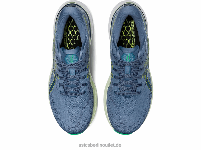 Gel-Kayano 29 BL4N380Asics Stahlblau/Limettenschale