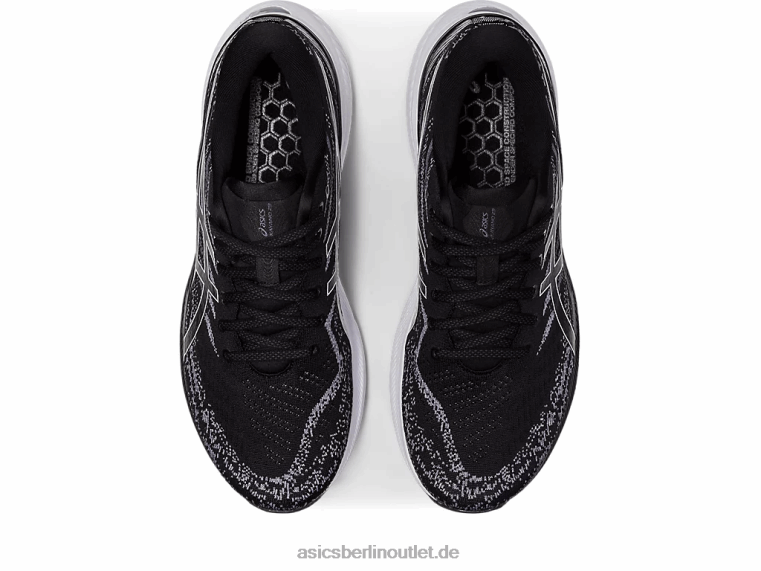 Gel-Kayano 29 extra breit BL4N780Asics Schwarz-Weiss