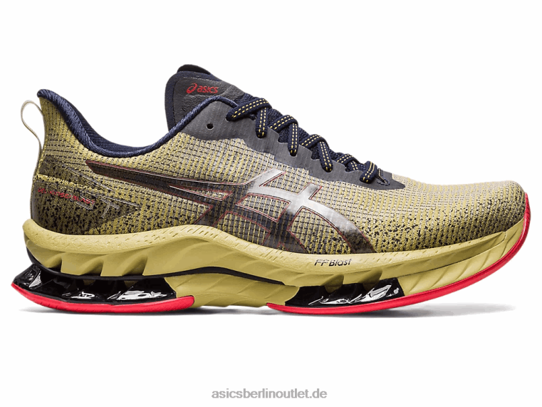 Gel-Kinsei Blast Le 2 BL4N498Asics Olivenöl/elektrisches Rot