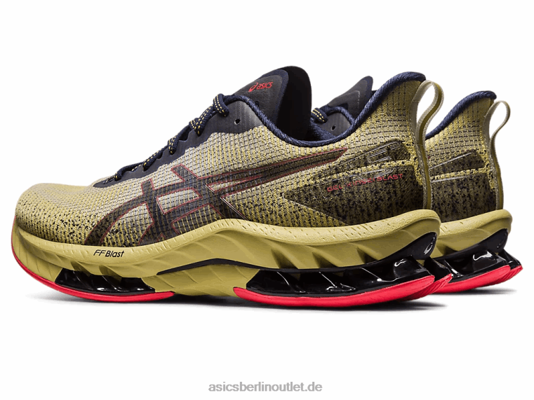 Gel-Kinsei Blast Le 2 BL4N498Asics Olivenöl/elektrisches Rot