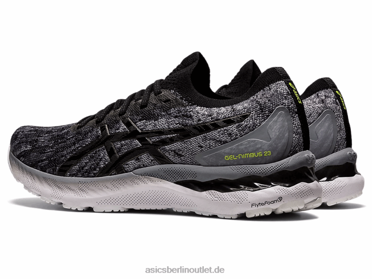 Gel-Nimbus 23 gestrickt BL4N1884Asics Steinplatte/Schwarz