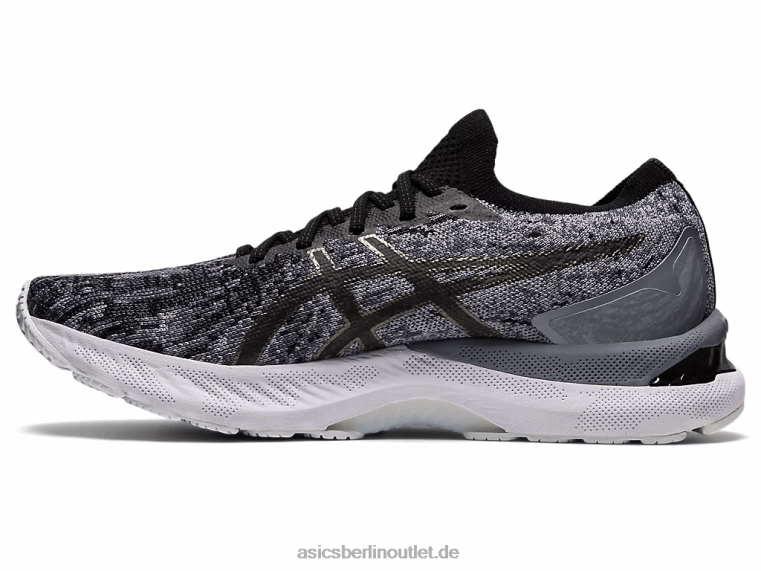 Gel-Nimbus 23 gestrickt BL4N1884Asics Steinplatte/Schwarz
