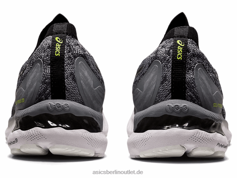 Gel-Nimbus 23 gestrickt BL4N1884Asics Steinplatte/Schwarz