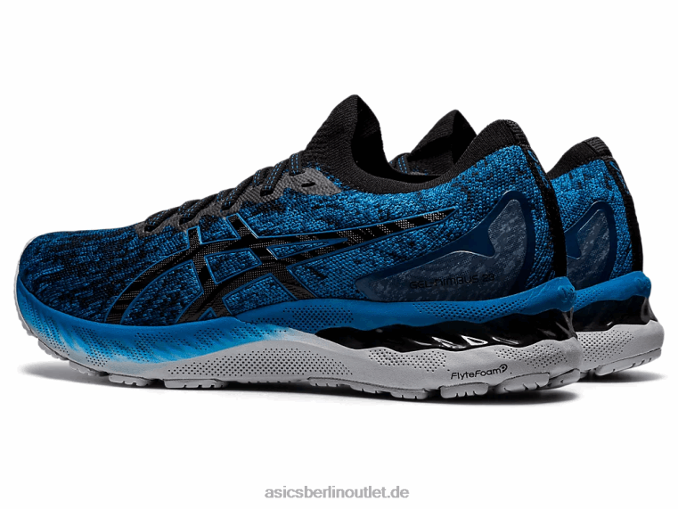 Gel-Nimbus 23 gestrickt BL4N1895Asics wiedergeboren blau/schwarz