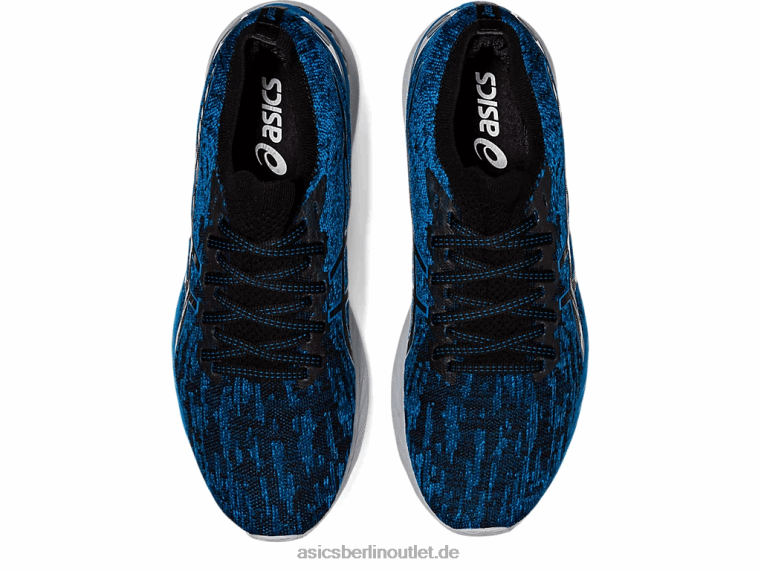 Gel-Nimbus 23 gestrickt BL4N1895Asics wiedergeboren blau/schwarz