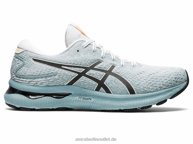 Gel-Nimbus 24 BL4N1023Asics heller Stahl/weiß