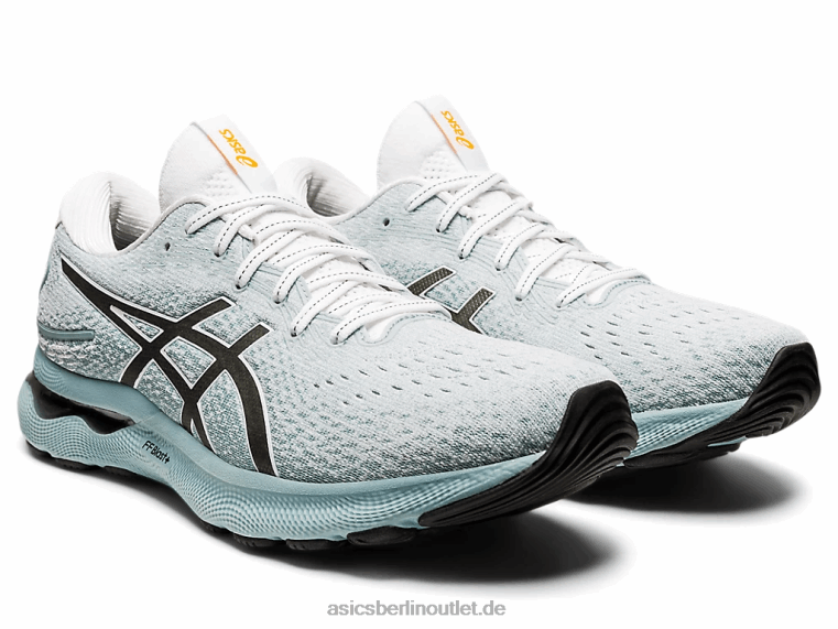 Gel-Nimbus 24 BL4N1023Asics heller Stahl/weiß