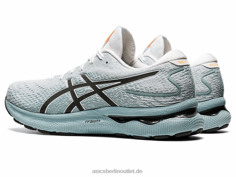 Gel-Nimbus 24 BL4N1023Asics heller Stahl/weiß