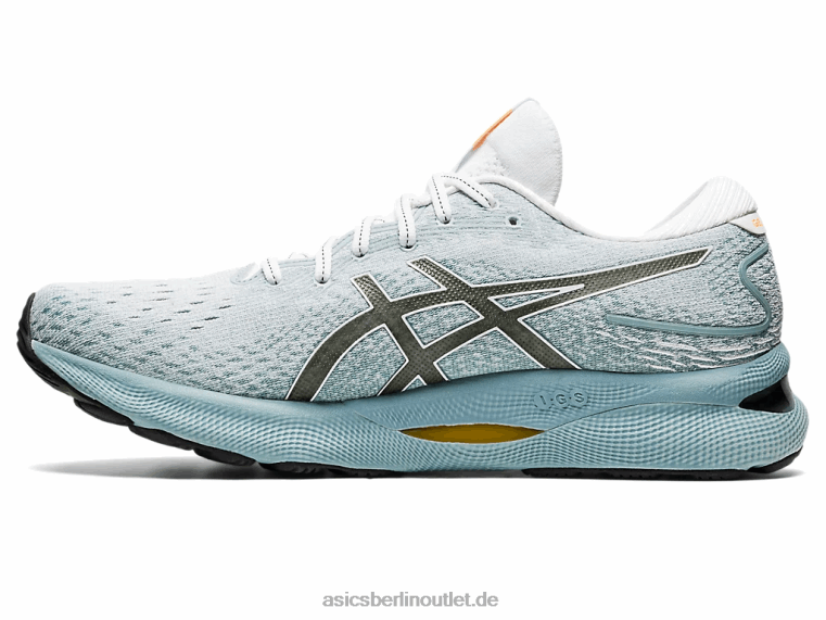 Gel-Nimbus 24 BL4N1023Asics heller Stahl/weiß