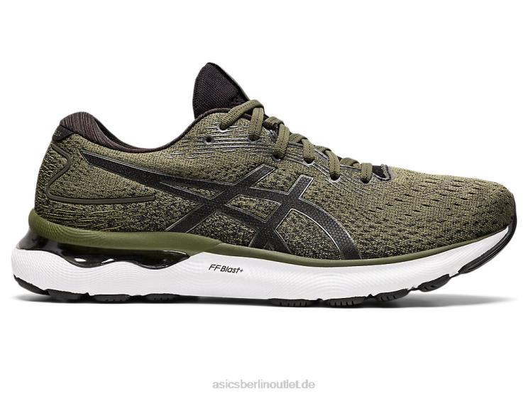 Gel-Nimbus 24 BL4N1592 AsicsOlivgrünes Canvas/Rotguss