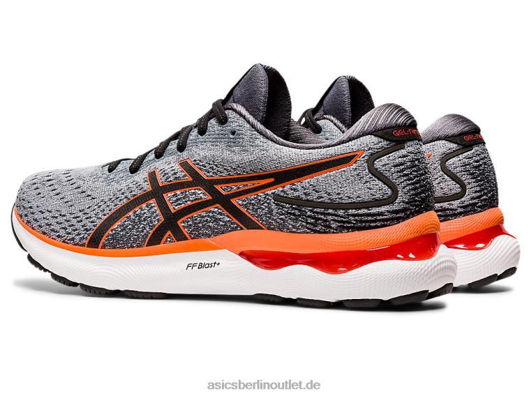 Gel-Nimbus 24 breit BL4N1469Asics Felsbrocken/schockierendes Orange