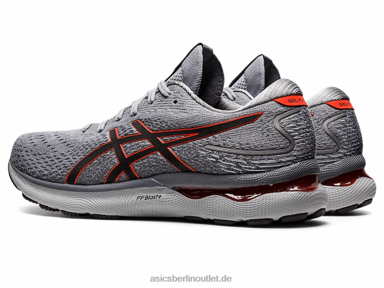 Gel-Nimbus 24 breit BL4N874Asics Sheet Rock/Cherrytomate
