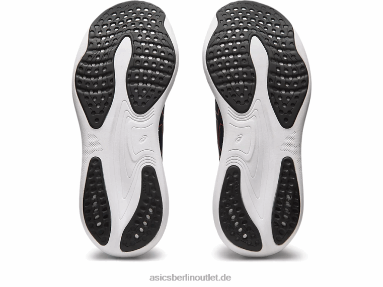 Gel-Nimbus 25 BL4N333Asics Mitternacht/elektrisches Rot