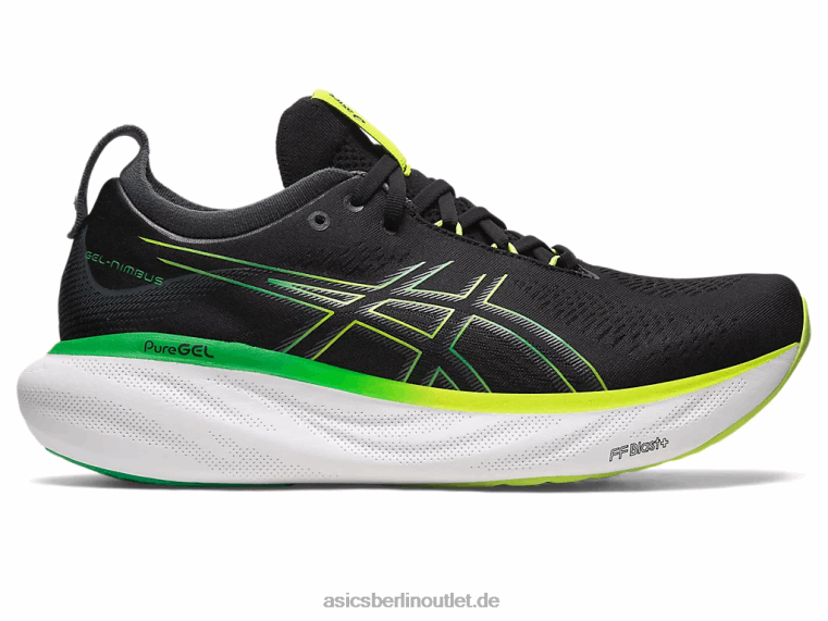 Gel-Nimbus 25 BL4N339Asics Schwarz/Limettenschale