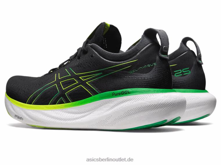 Gel-Nimbus 25 BL4N339Asics Schwarz/Limettenschale
