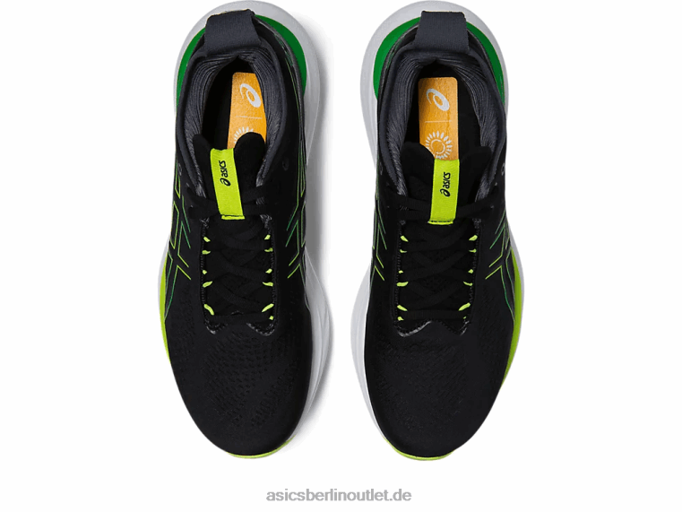 Gel-Nimbus 25 BL4N339Asics Schwarz/Limettenschale