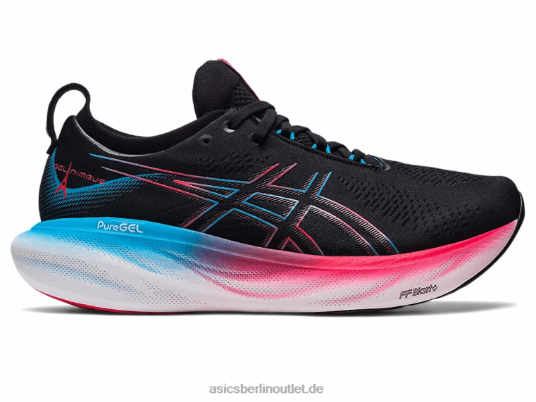 Gel-Nimbus 25 BL4N6Asics Schwarz/Elektrorot