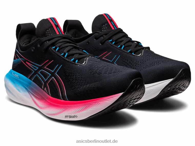 Gel-Nimbus 25 BL4N6Asics Schwarz/Elektrorot