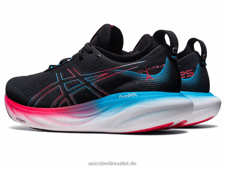 Gel-Nimbus 25 BL4N6Asics Schwarz/Elektrorot